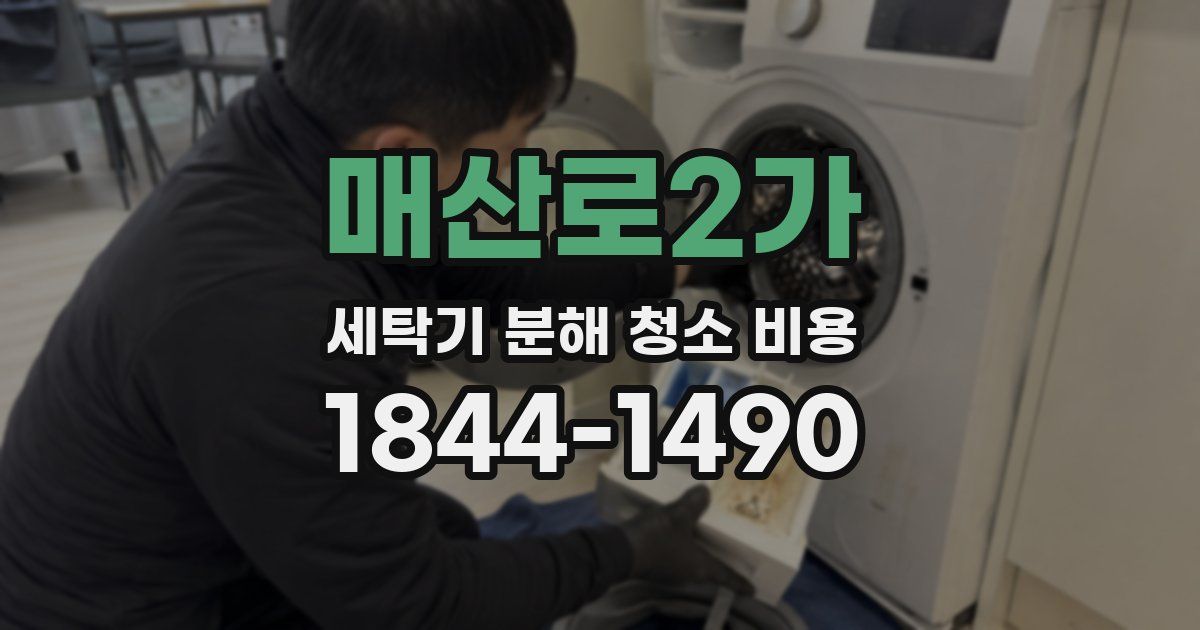 매산로2가 세탁기 분해 청소 비용