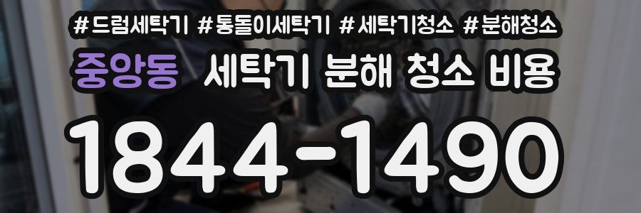 중앙동 세탁기 분해 청소 비용