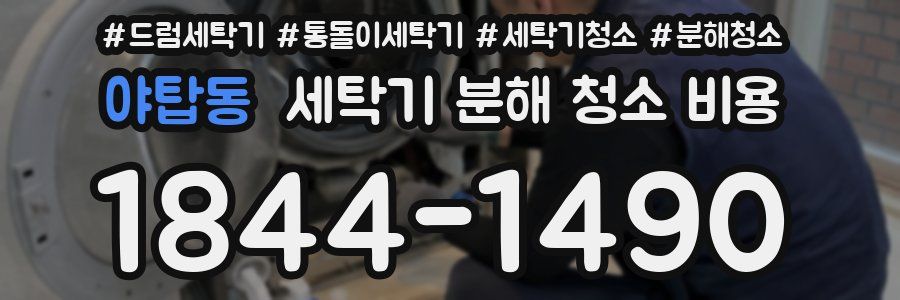 야탑동 세탁기 분해 청소 비용
