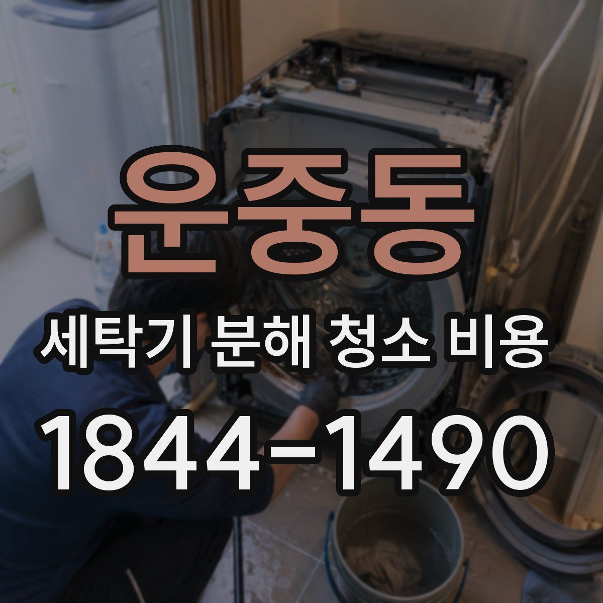운중동 세탁기 분해 청소 비용