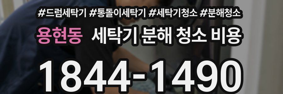 용현동 세탁기 분해 청소 비용