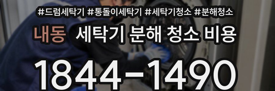 내동 세탁기 분해 청소 비용