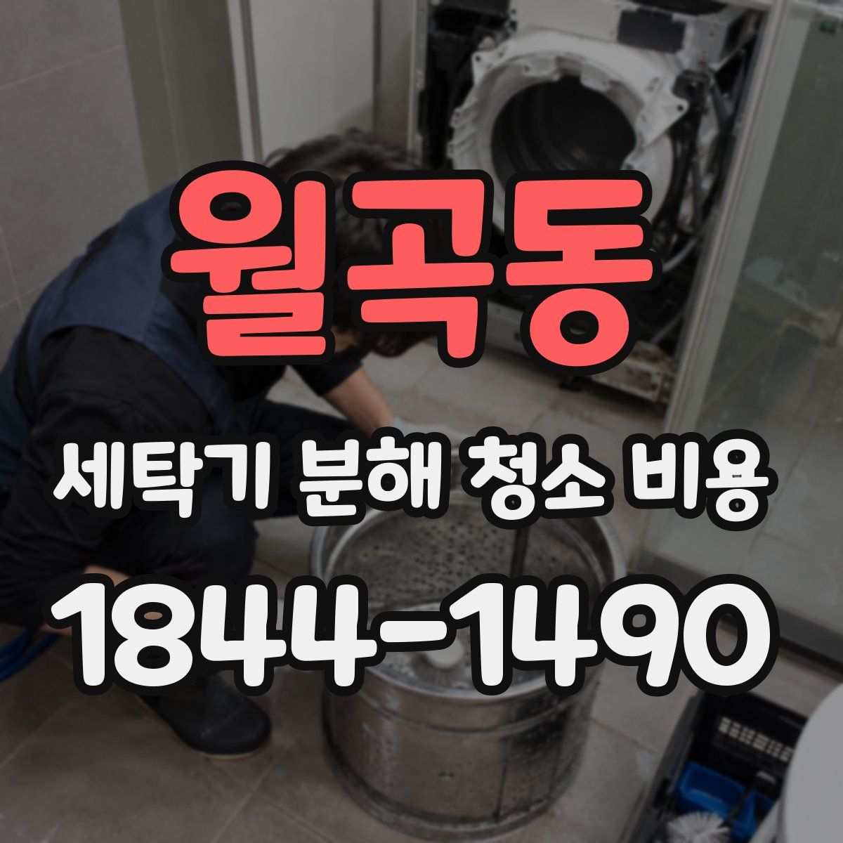 월곡동 세탁기 분해 청소 비용
