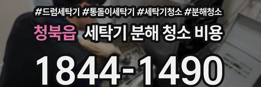 청북읍 세탁기 분해 청소 비용