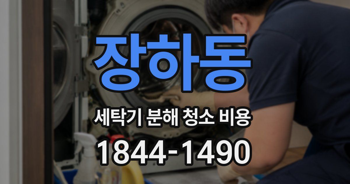 장하동 세탁기 분해 청소 비용