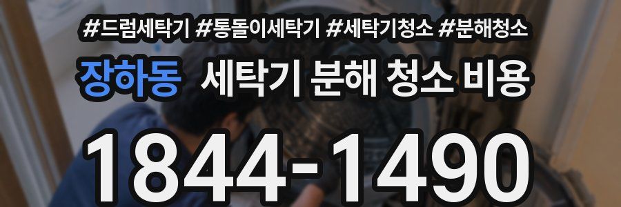 장하동 세탁기 분해 청소 비용