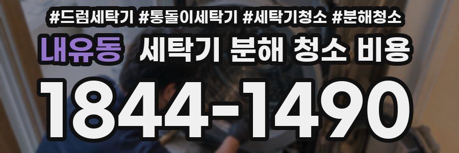 내유동 세탁기 분해 청소 비용