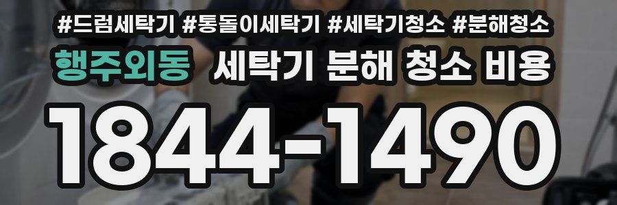 행주외동 세탁기 분해 청소 비용