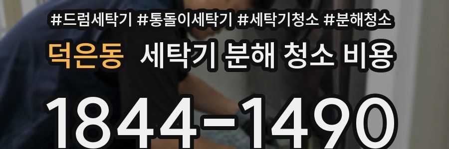 덕은동 세탁기 분해 청소 비용