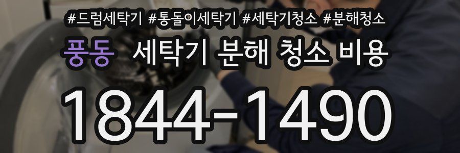 풍동 세탁기 분해 청소 비용