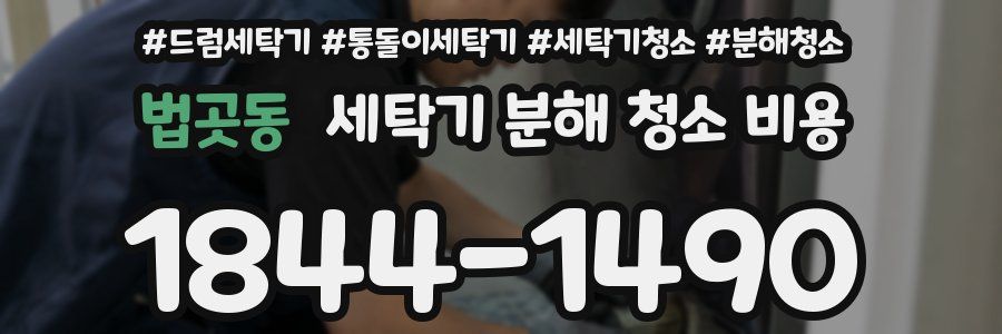 법곳동 세탁기 분해 청소 비용