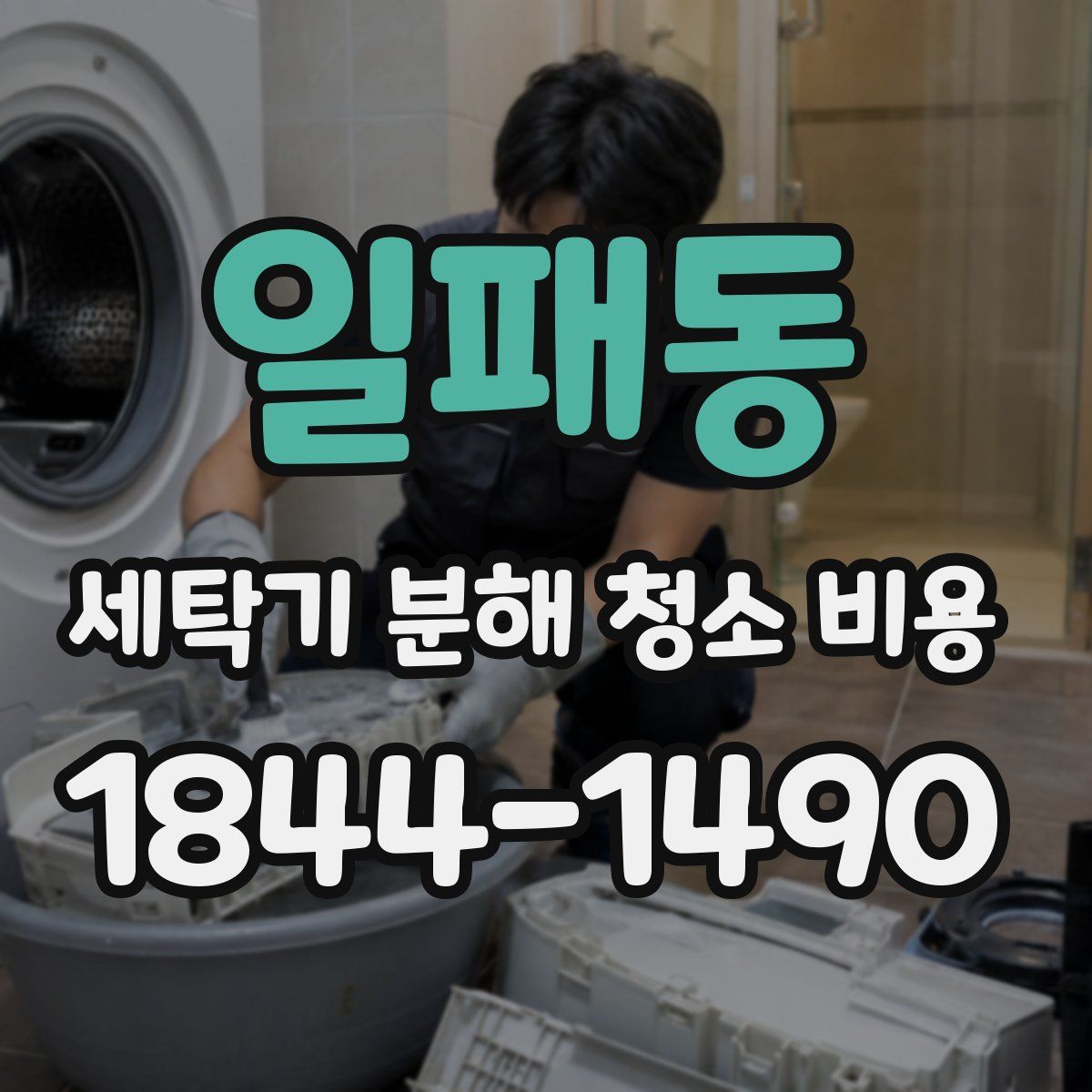 일패동 세탁기 분해 청소 비용