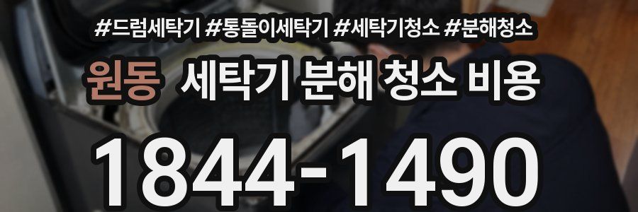 원동 세탁기 분해 청소 비용
