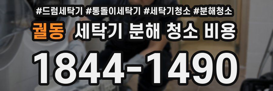궐동 세탁기 분해 청소 비용