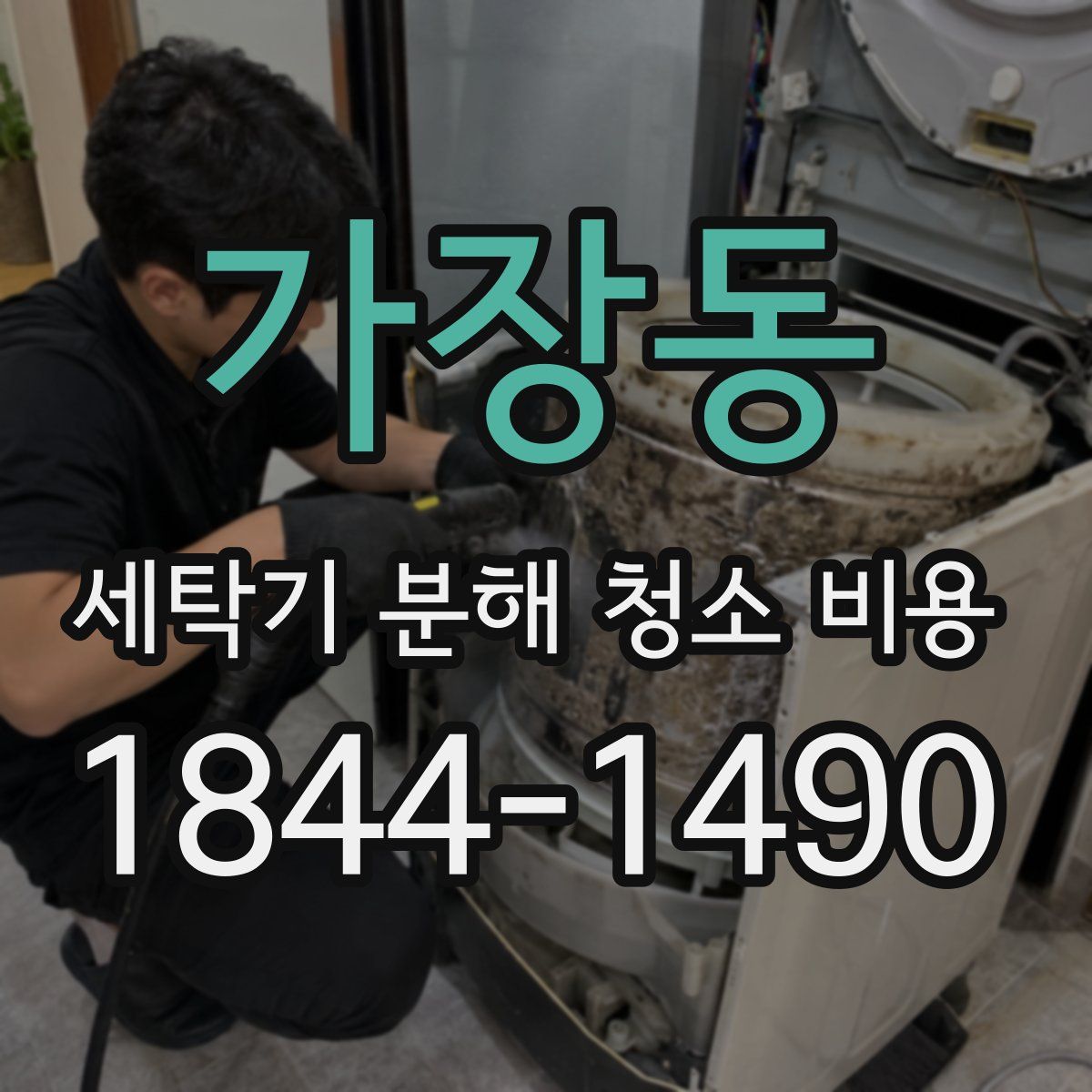 가장동 세탁기 분해 청소 비용