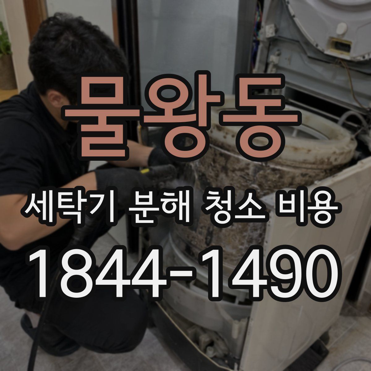 물왕동 세탁기 분해 청소 비용