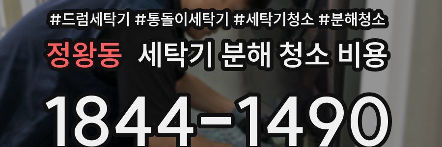 정왕동 세탁기 분해 청소 비용
