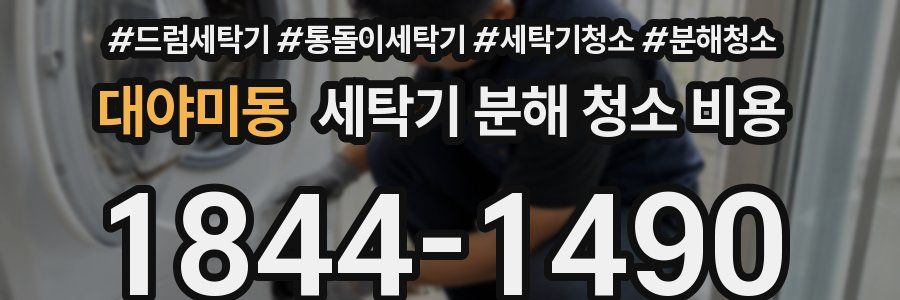 대야미동 세탁기 분해 청소 비용