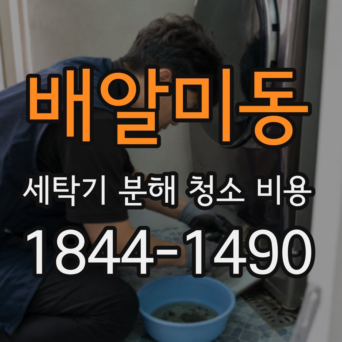 배알미동 세탁기 분해 청소 비용