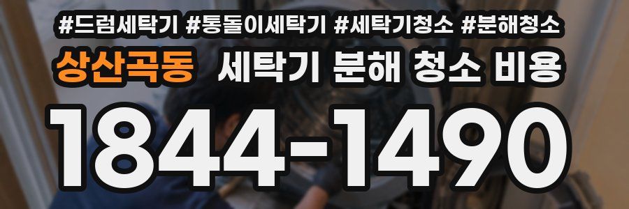 상산곡동 세탁기 분해 청소 비용
