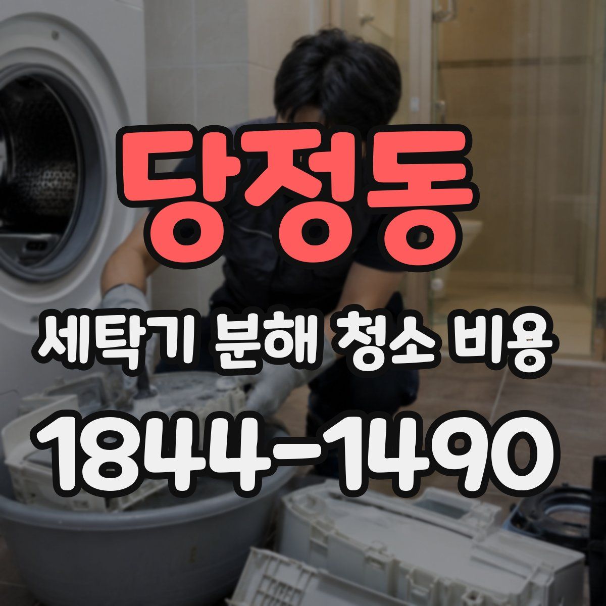 당정동 세탁기 분해 청소 비용