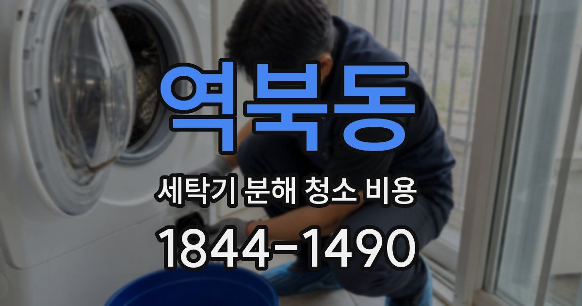 역북동 세탁기 분해 청소 비용
