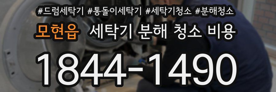 모현읍 세탁기 분해 청소 비용