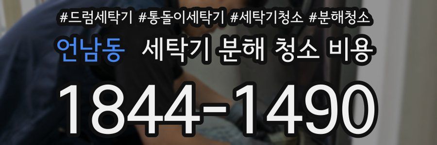 언남동 세탁기 분해 청소 비용