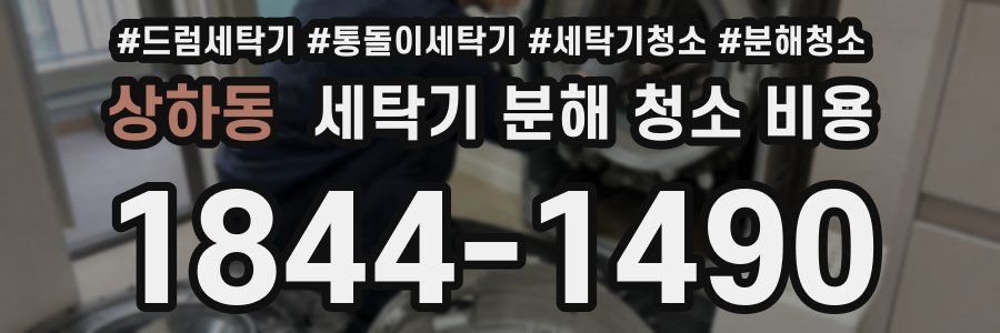 상하동 세탁기 분해 청소 비용