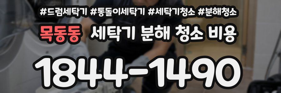 목동동 세탁기 분해 청소 비용