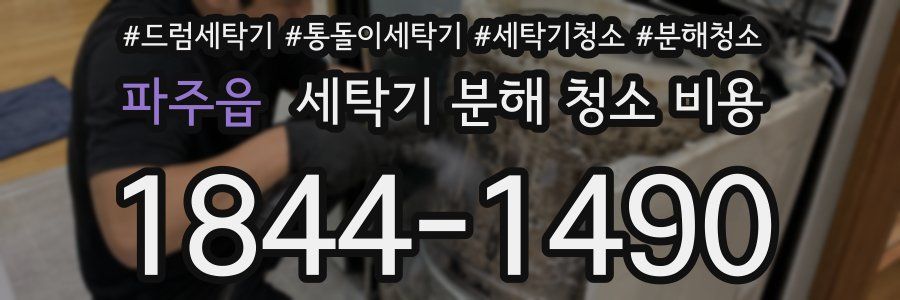 파주읍 세탁기 분해 청소 비용
