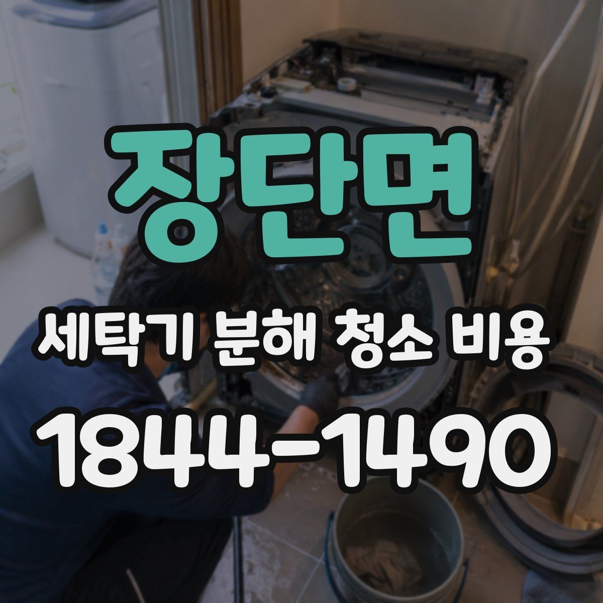장단면 세탁기 분해 청소 비용