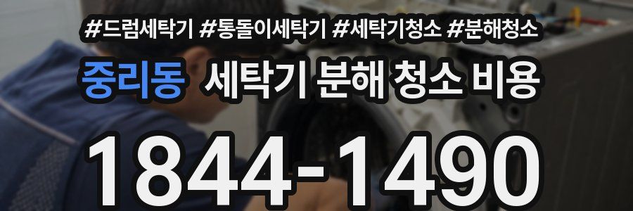 중리동 세탁기 분해 청소 비용