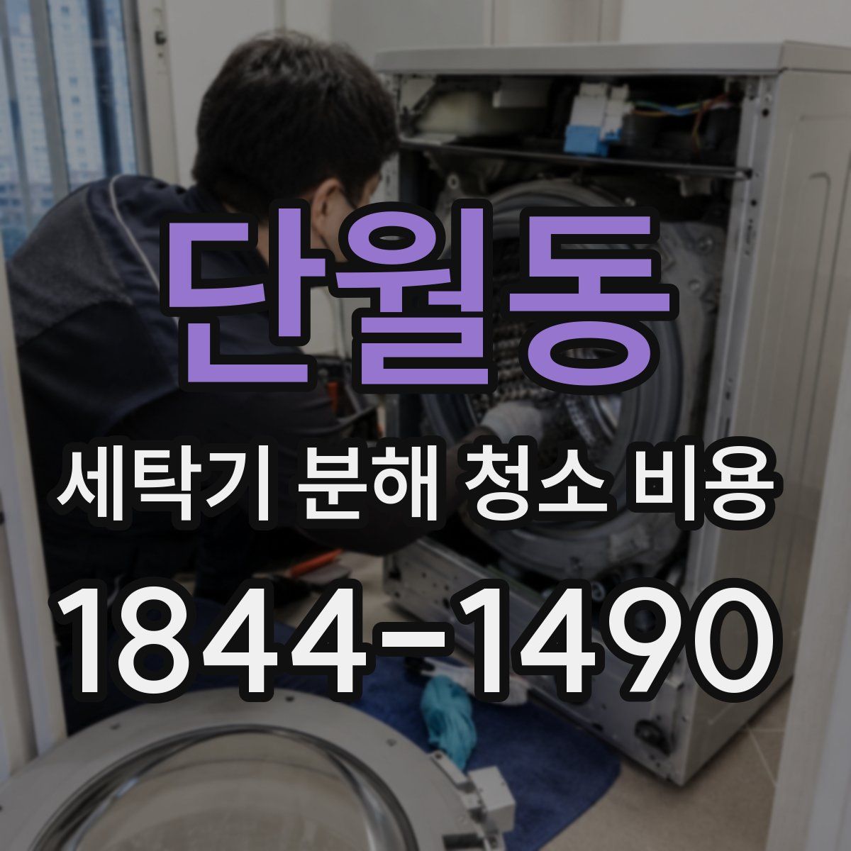 단월동 세탁기 분해 청소 비용
