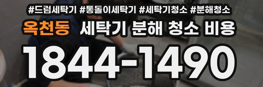 옥천동 세탁기 분해 청소 비용