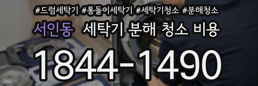 서인동 세탁기 분해 청소 비용