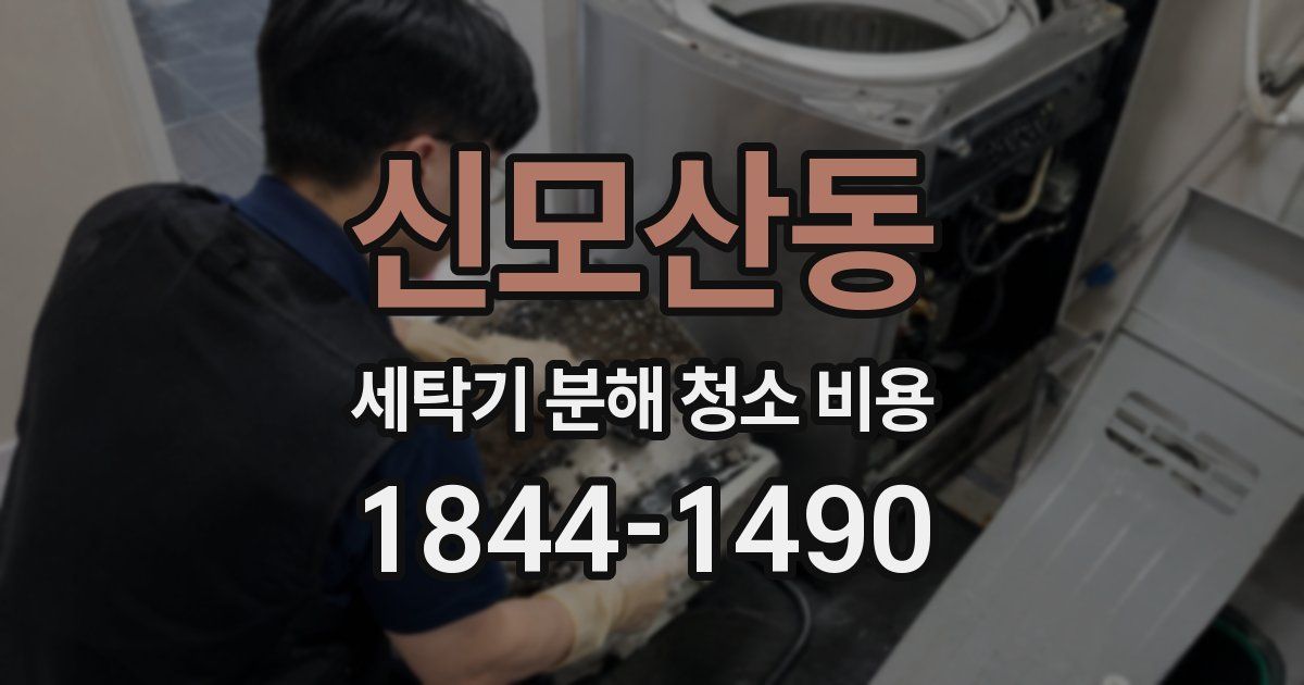 신모산동 세탁기 분해 청소 비용