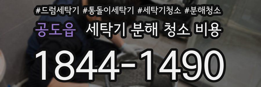 공도읍 세탁기 분해 청소 비용