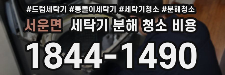 서운면 세탁기 분해 청소 비용
