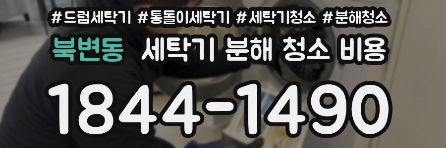 북변동 세탁기 분해 청소 비용