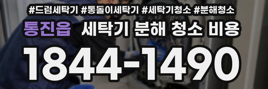 통진읍 세탁기 분해 청소 비용