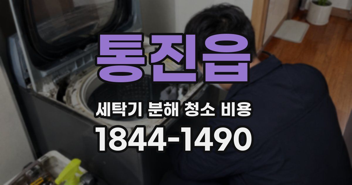통진읍 세탁기 분해 청소 비용