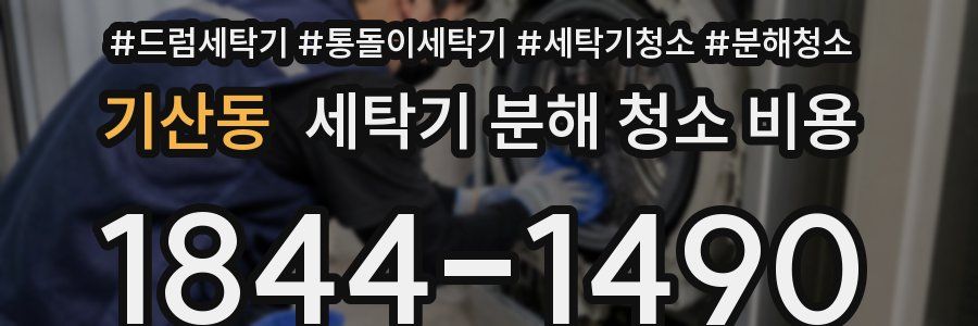 기산동 세탁기 분해 청소 비용