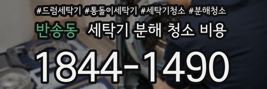 반송동 세탁기 분해 청소 비용