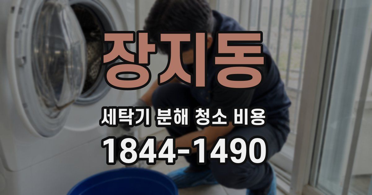 장지동 세탁기 분해 청소 비용