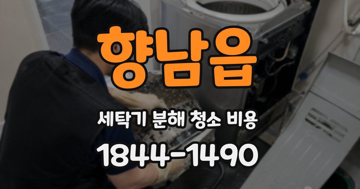 향남읍 세탁기 분해 청소 비용
