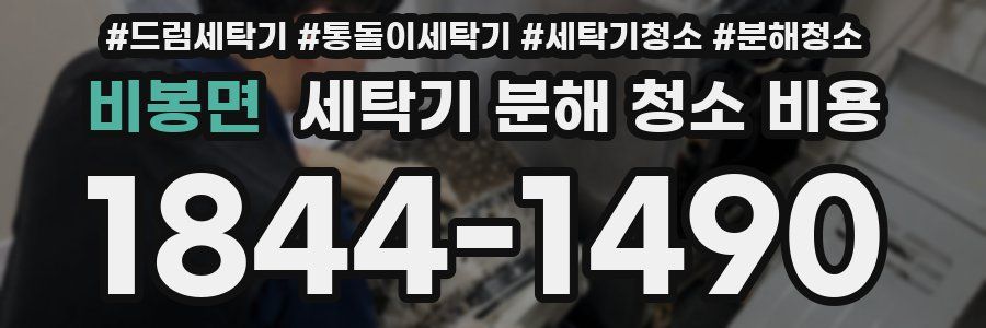 비봉면 세탁기 분해 청소 비용