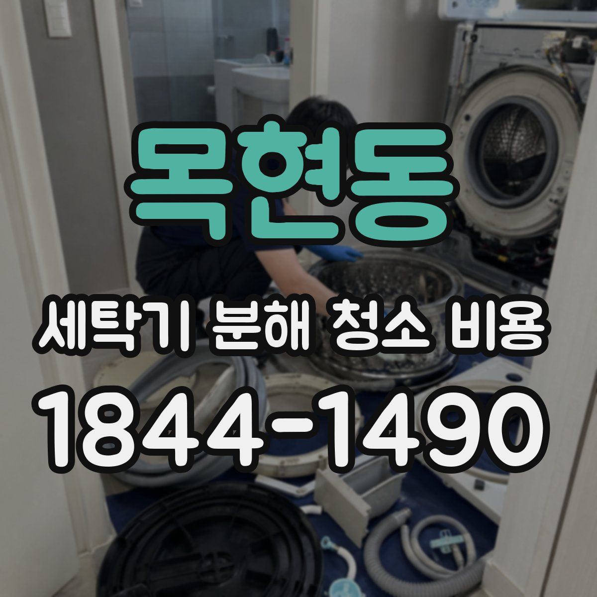 목현동 세탁기 분해 청소 비용