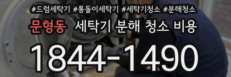 문형동 세탁기 분해 청소 비용