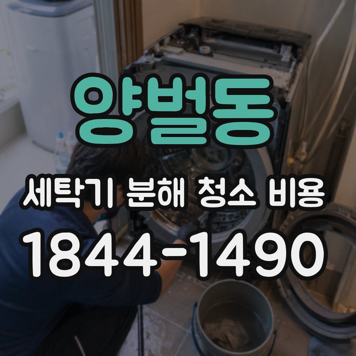 양벌동 세탁기 분해 청소 비용